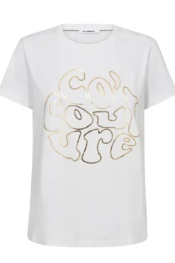Sale Co´Couture Co'Couturecc Foil Tee 33198 44148