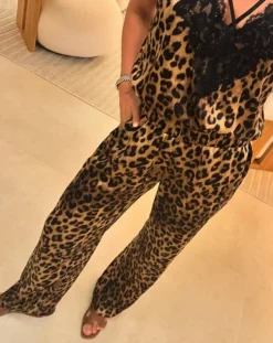 Discount Valentin Studio Comfy Pants Leopard