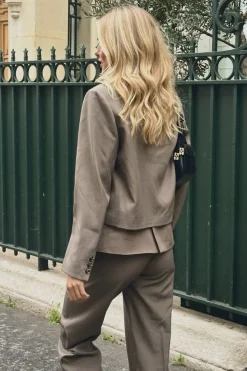 Best Neo Noir Conan Structure Blazer Khaki