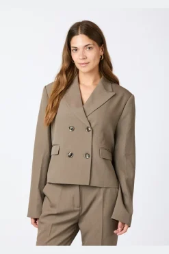 Best Neo Noir Conan Structure Blazer Khaki