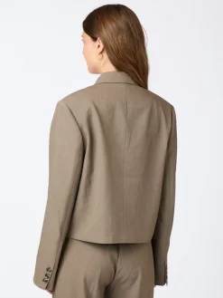 Best Neo Noir Conan Structure Blazer Khaki