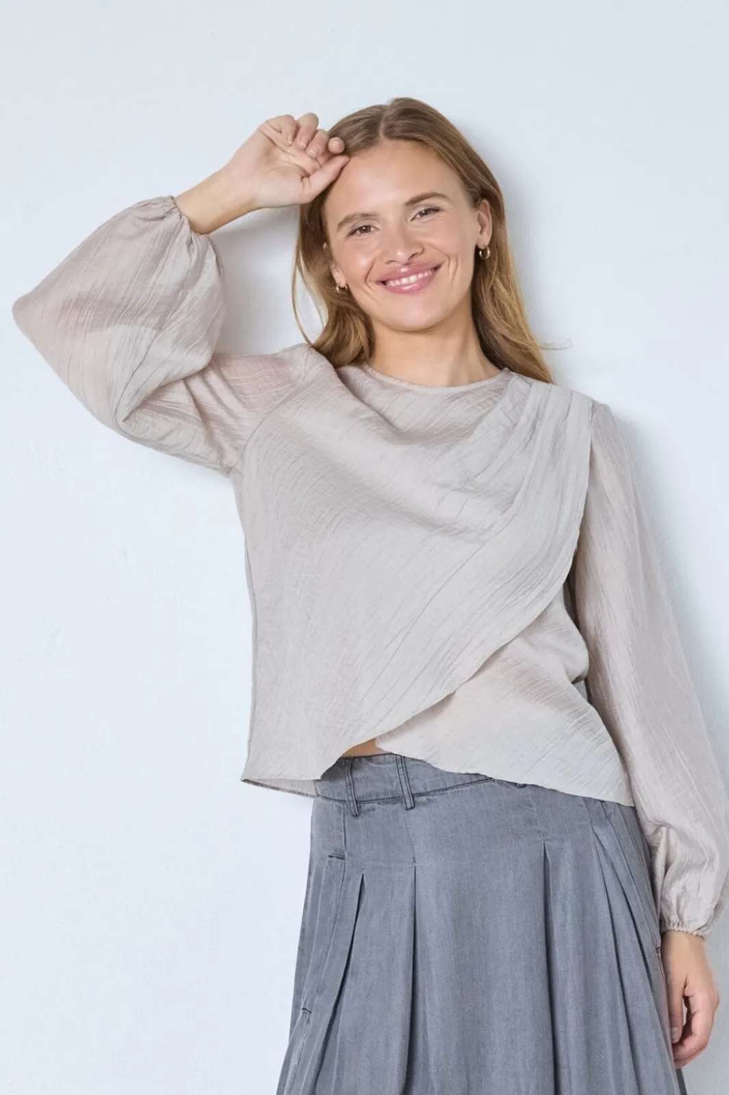 Co´Couture Connycc Drape Blouse 45004 984