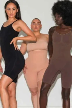 Sale Lykkeland Ateliér Contour Shapewear Bodysuit Black