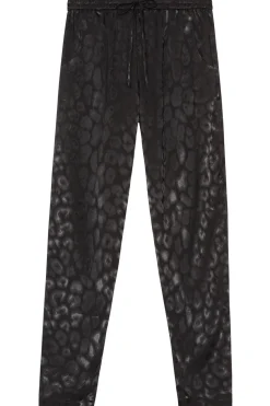 Karmamia Cora Pants Black Leo Jacquard