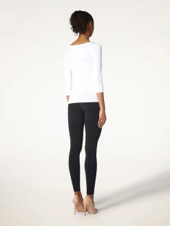 Clearance Wolford Cordoba Top Long Sleeves55040 1001 White