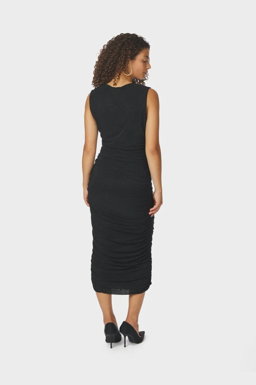 Best Neo Noir Corilina Stone Mesh Dress 166912 100