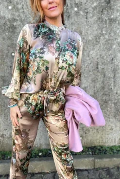Sale Karmamia Cornelia Shirt Daisy Mocha