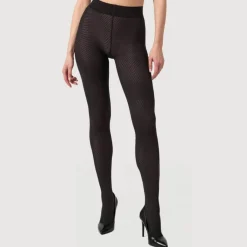 Clearance Wolford Cotton Dot Tights15044 7005 Black
