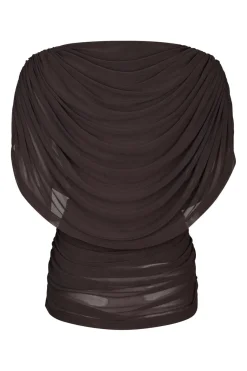 Best Neo Noir Cottuna Drapy Mesh Top 167205 210