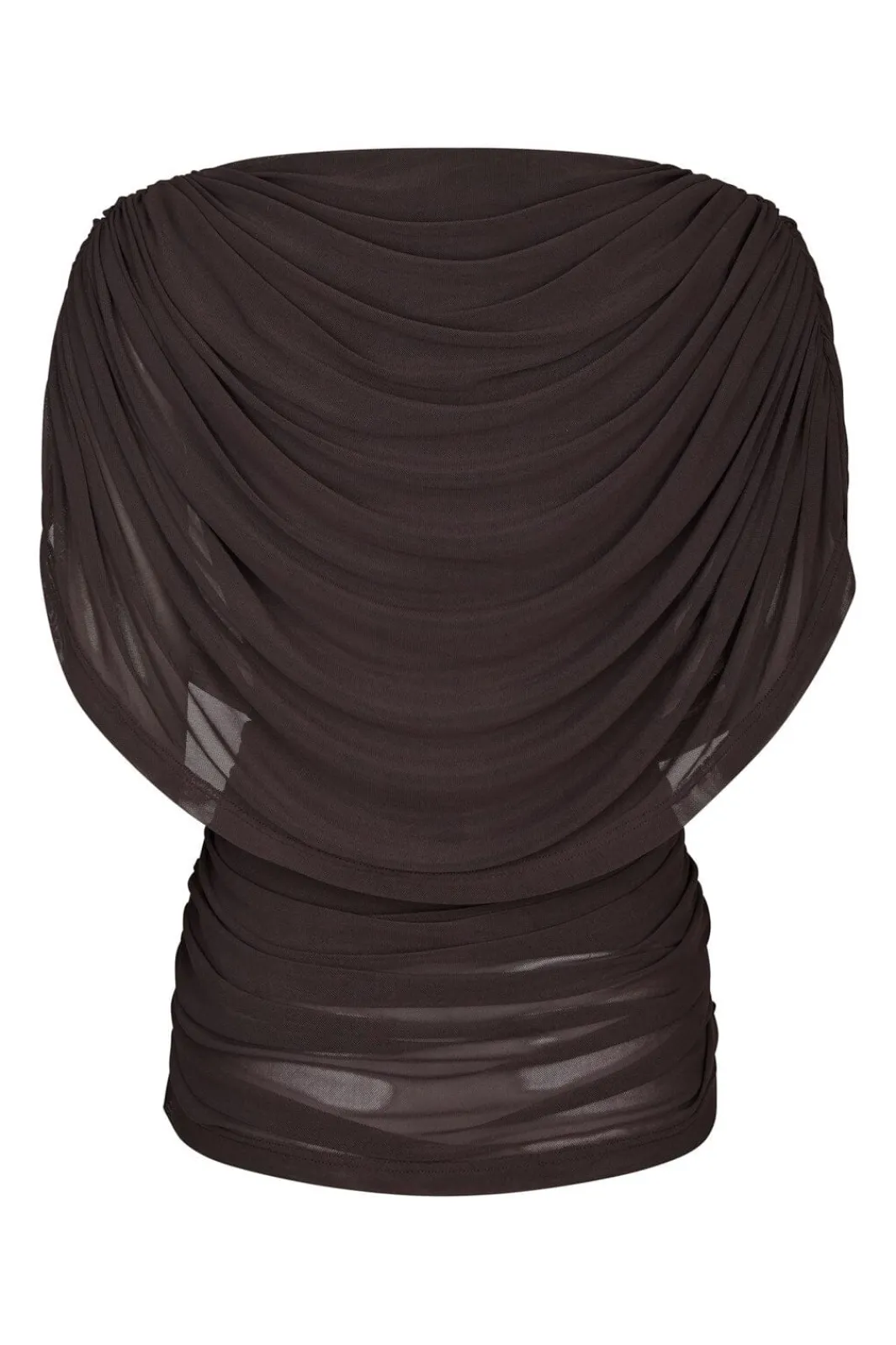Best Neo Noir Cottuna Drapy Mesh Top 167205 210