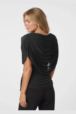 New Neo Noir Cottuna Drapy Mesh Top 167205 100