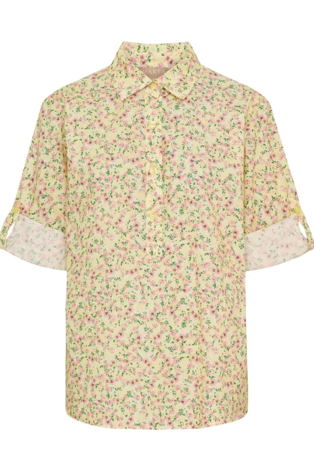 Discount Marta Du Chateau Cpalmira Shirt 7177 Yellow620Tpg