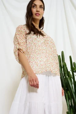 Online Marta Du Chateau Cpalmira Shirt 7177 White620Tpg