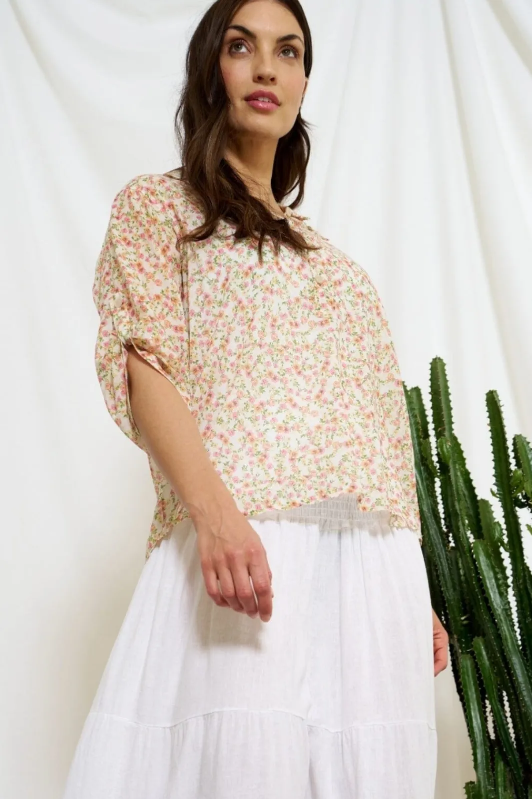 Online Marta Du Chateau Cpalmira Shirt 7177 White620Tpg