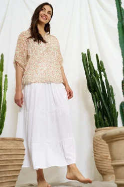 Online Marta Du Chateau Cpalmira Shirt 7177 White620Tpg