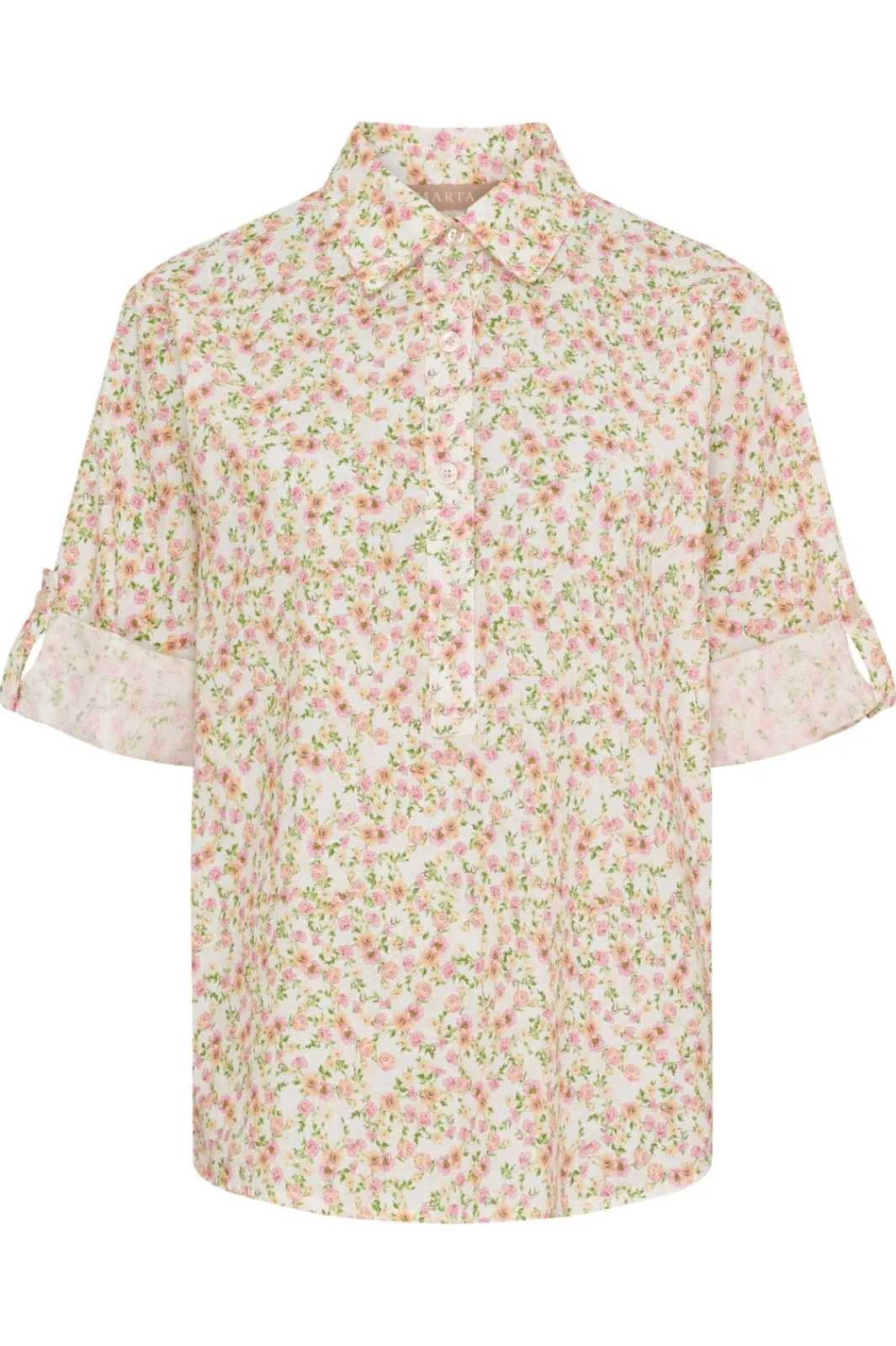 Online Marta Du Chateau Cpalmira Shirt 7177 White620Tpg