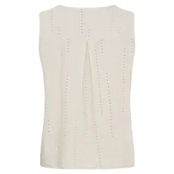 Clearance Marta Du Chateau Cperla Top 6261 Beige