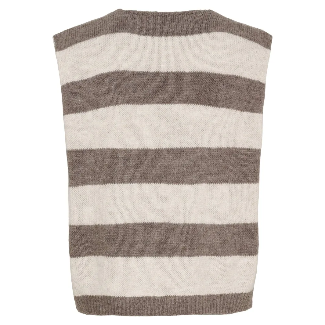 Outlet Marta Du Chateau Cphoenix Knit Vest 8069 Old Rose