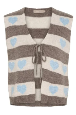 Clearance Marta Du Chateau Cphoenix Knit Vest 8069 Celeste