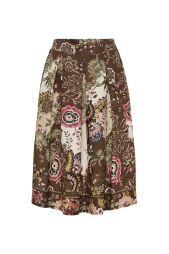 Sale Marta Du Chateau Cquinn Skirt 4911 Moro