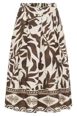 Clearance Marta Du Chateau Crenata Skirt 4911Tela Moro