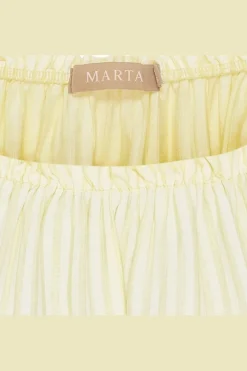 Discount Marta Du Chateau Cromina Dress 21592 Light Yellow