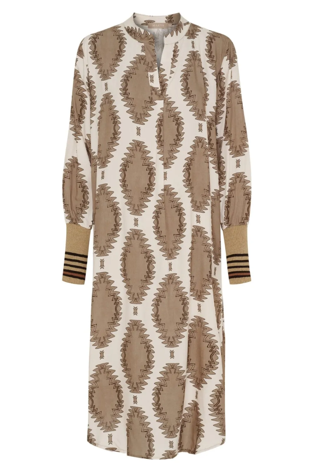 New Marta Du Chateau Cskye Dress 25230 Fango Tg384Ba