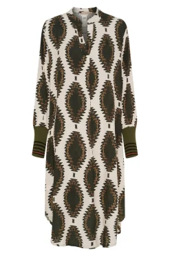 Clearance Marta Du Chateau Cskye Dress 25230 Military Tg384Ba