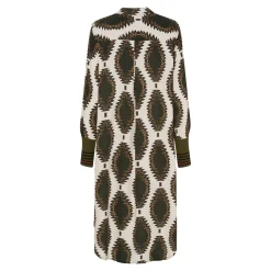 Clearance Marta Du Chateau Cskye Dress 25230 Military Tg384Ba