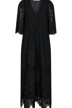 Clearance Haute L'Amitié Curvey Lace Hem Dress HL10009 Black