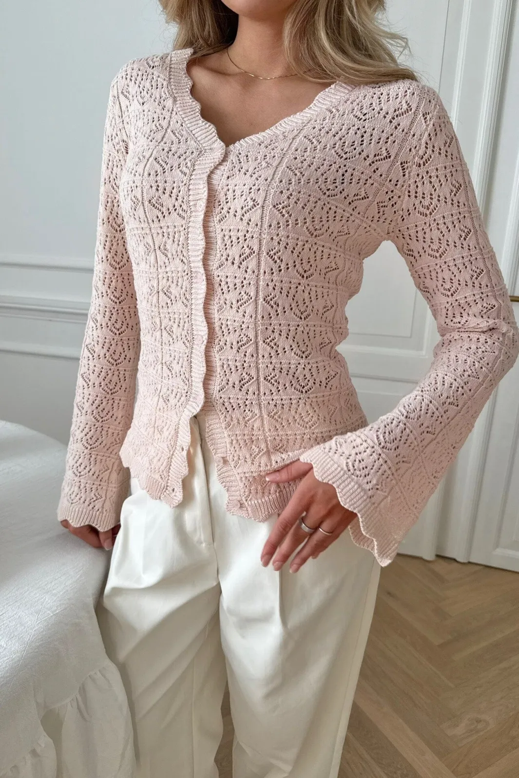 Clearance BYIC Dagmaric Cardigan 1229 Light Pink
