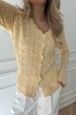 Discount BYIC Dagmaric Cardigan 1229 Yellow