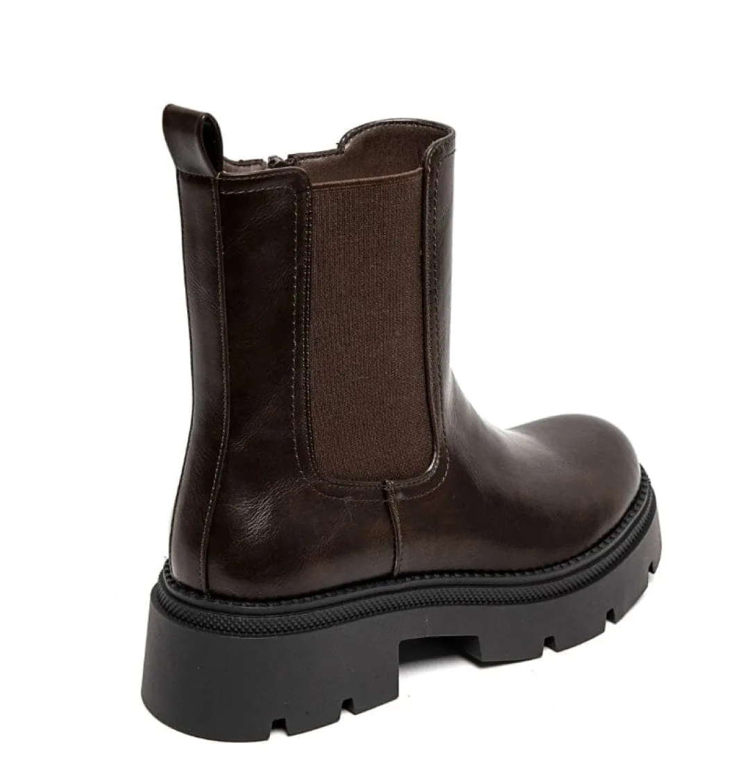New Bloom Dahlino Boots Dark Maroon