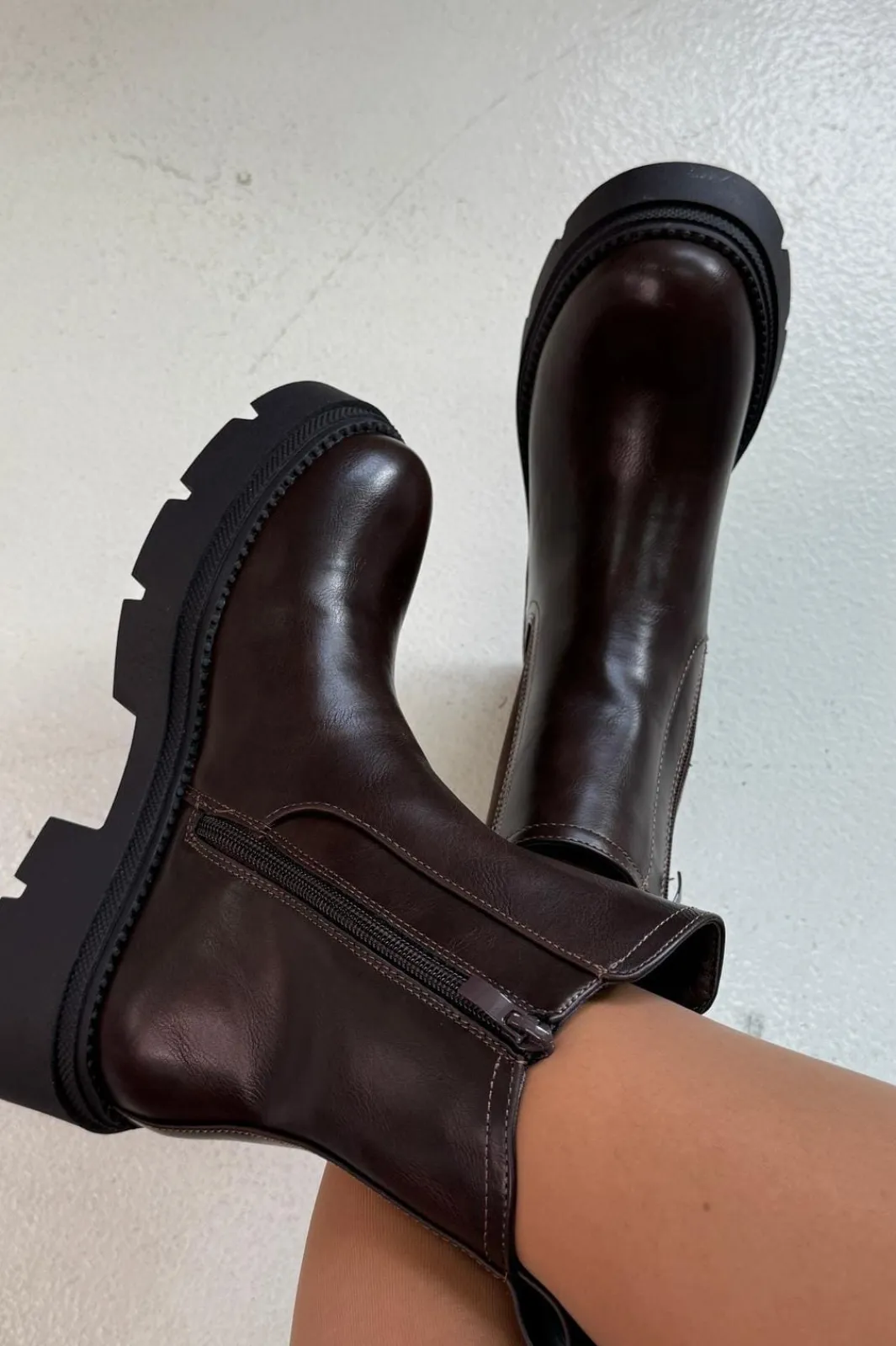 New Bloom Dahlino Boots Dark Maroon