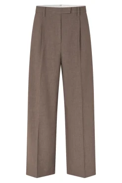 Sale Second Female Dakota Trousers 60416 6144 Mid Brown Melange