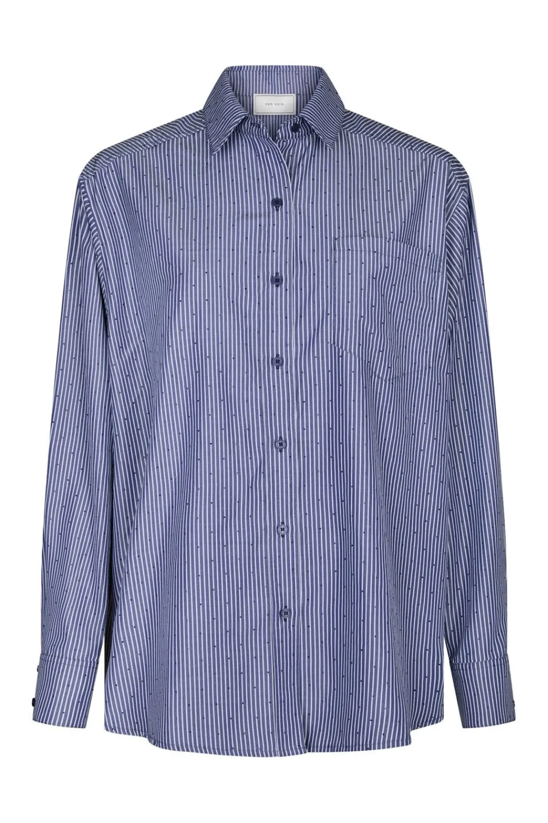 Online Neo Noir Dalma B Stripe Stone Shirt 164520 678