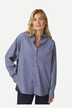 Online Neo Noir Dalma B Stripe Stone Shirt 164520 678