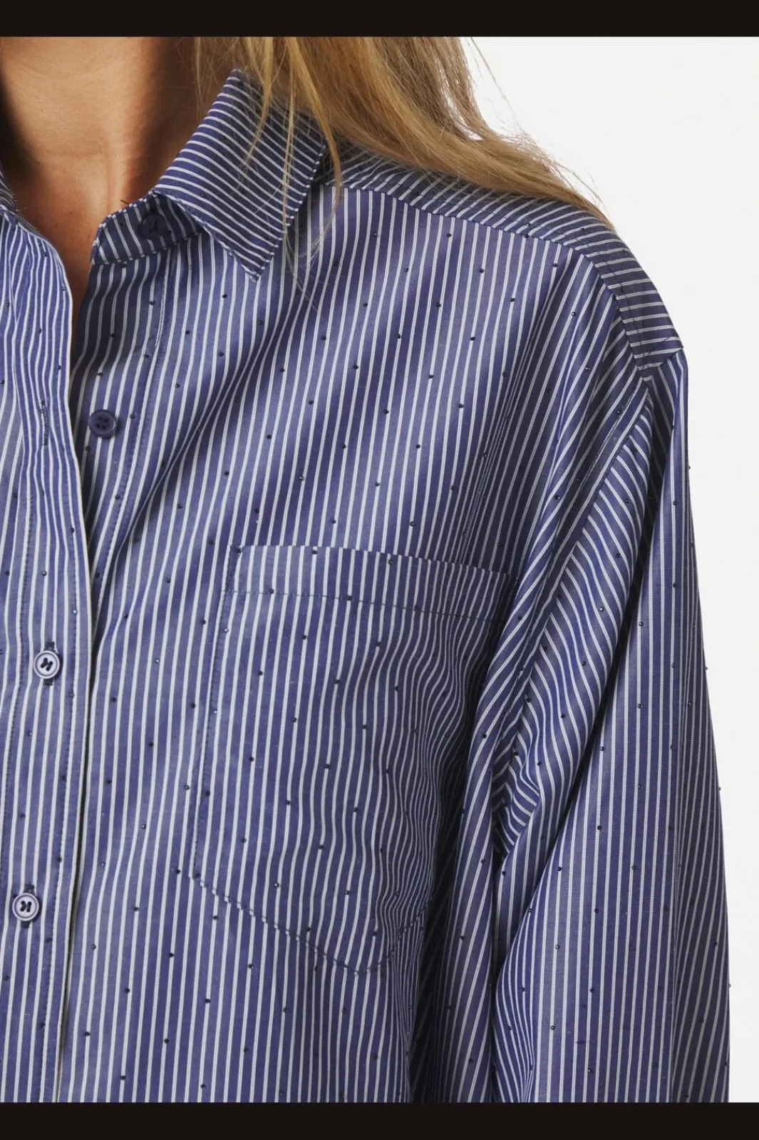 Online Neo Noir Dalma B Stripe Stone Shirt 164520 678