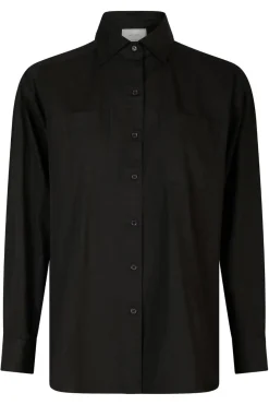 Clearance Neo Noir Dalma C Poplin Shirt 164332 Black