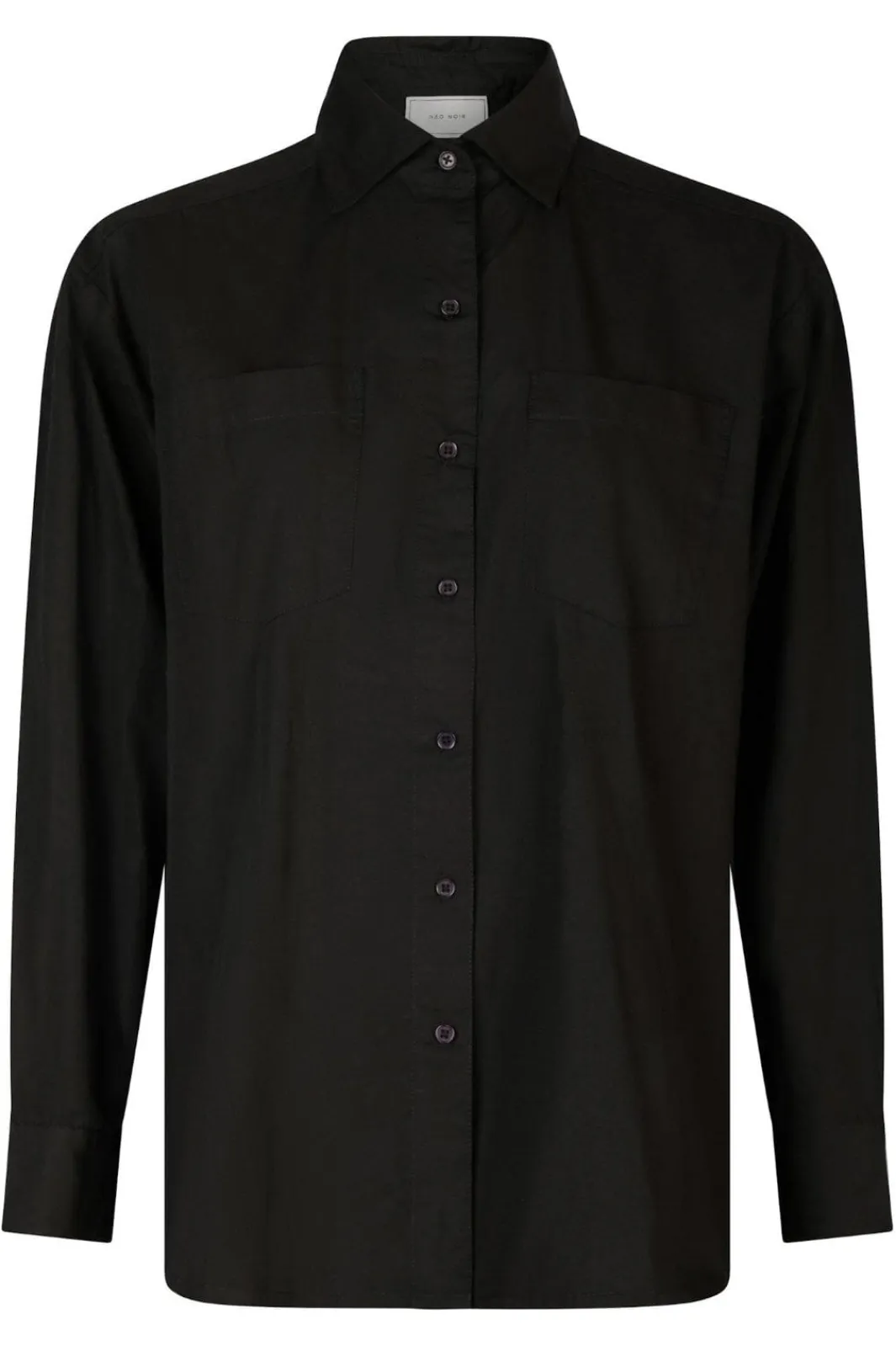 Clearance Neo Noir Dalma C Poplin Shirt 164332 Black