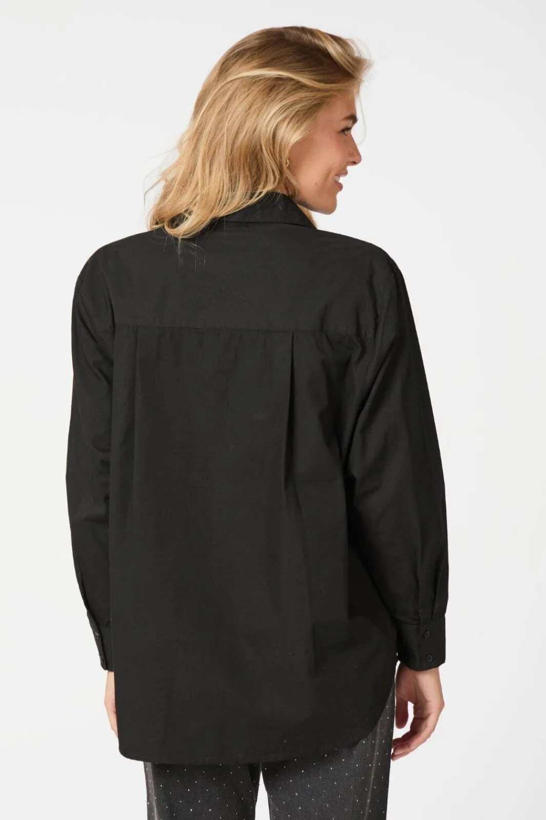 Clearance Neo Noir Dalma C Poplin Shirt 164332 Black