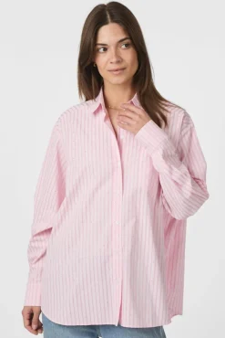 Hot Neo Noir Dalma Soft Stripe Stone Shirt 166553 170
