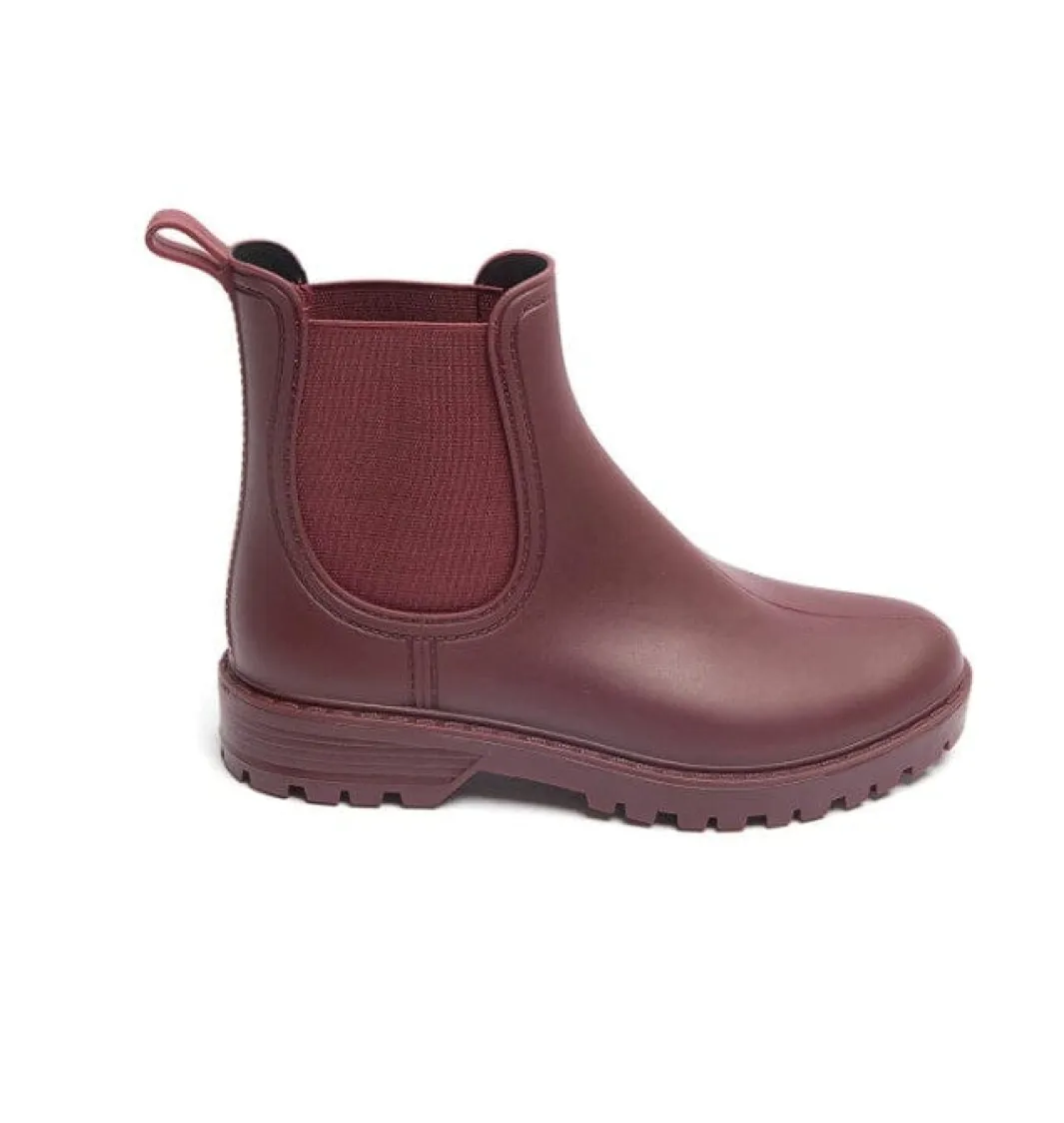 New Bloom Dandelion Rain Boot Red