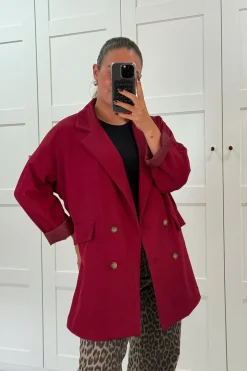 Sale A-bee Daphne Blazer Burgundy