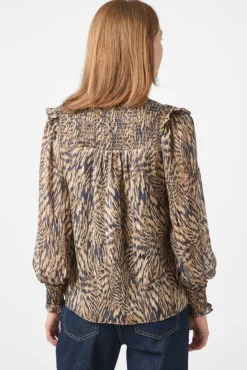 Discount Neo Noir Davina Pattern Blouse 166259 543