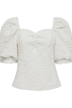 Discount Haute L'Amitié Dazzy Top HL10121 White