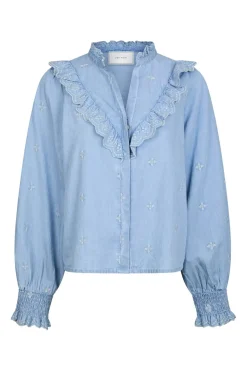Sale Neo Noir Degas Denim Blouse 166229 145