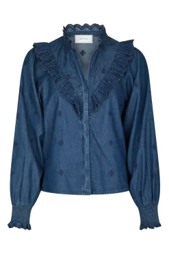 Online Neo Noir Degas Denim Blouse 166229 140