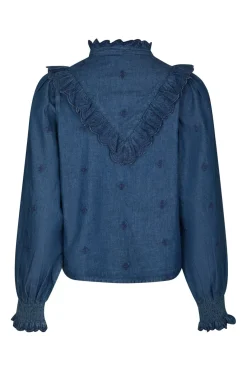 Online Neo Noir Degas Denim Blouse 166229 140
