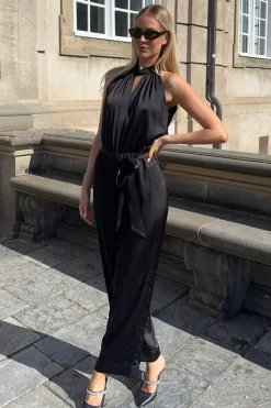 Hot Karmamia Delia Jumpsuit 2242 Semi Rich Black